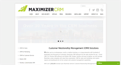 Desktop Screenshot of maximizercrm.co.za